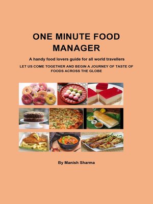 cover image of One Minute Food Manager